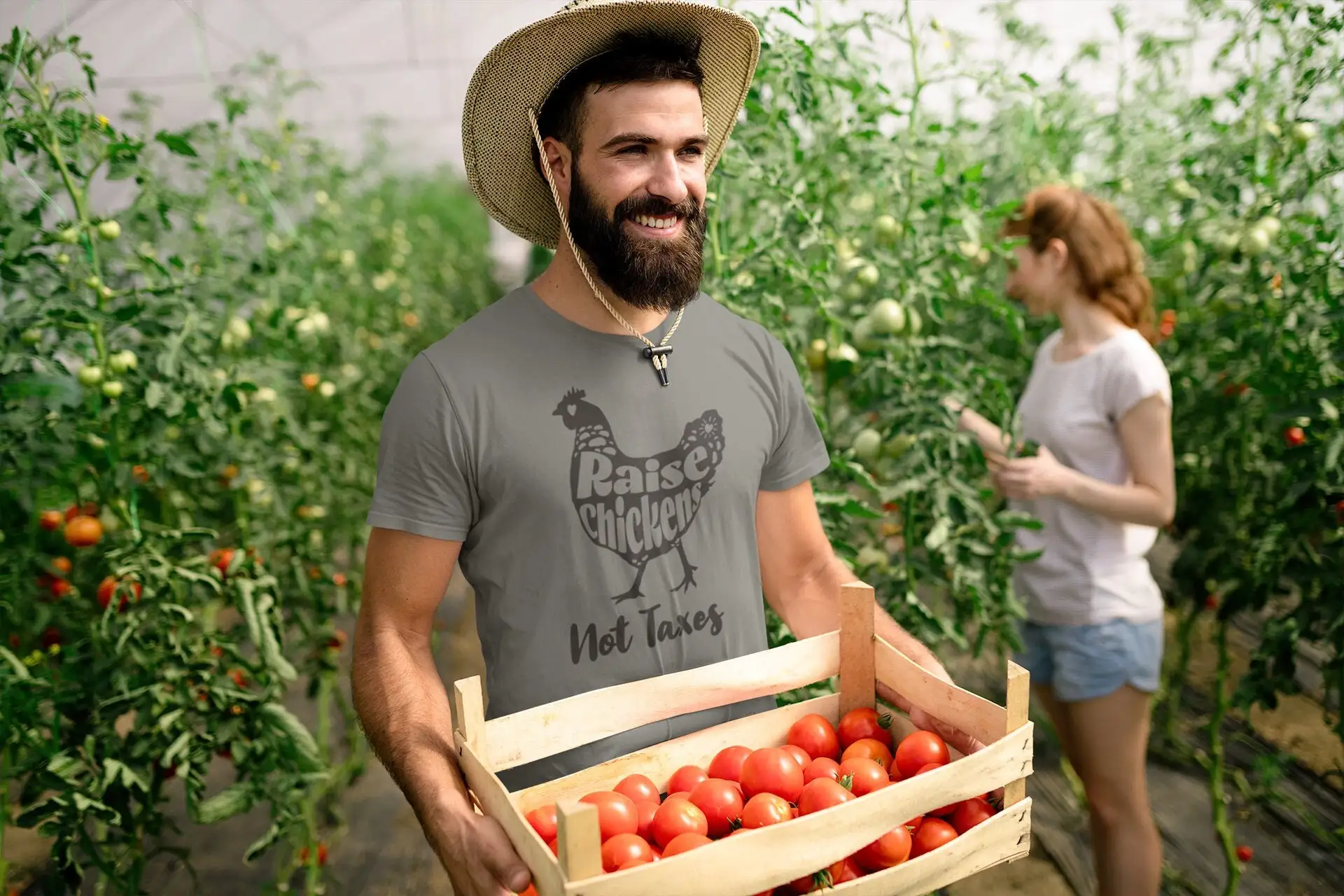 Raise Chickens Not Taxes T Shirt Funny Chicken Homestead Libertarian liberty Farmer Lover