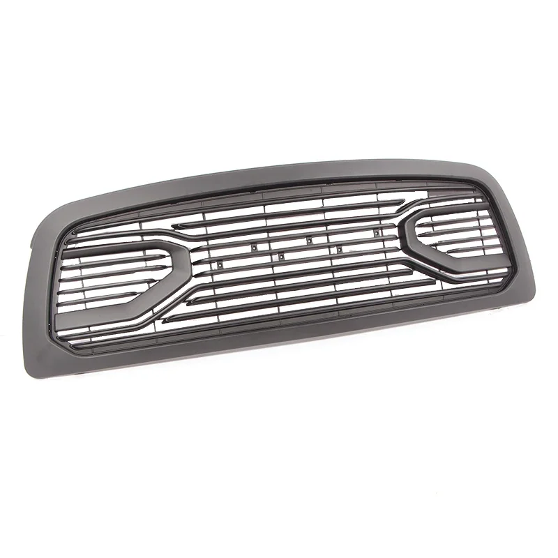 Replacement Front Chrome / Black Grille Fit For 2009-2012 Dodge Ram 1500