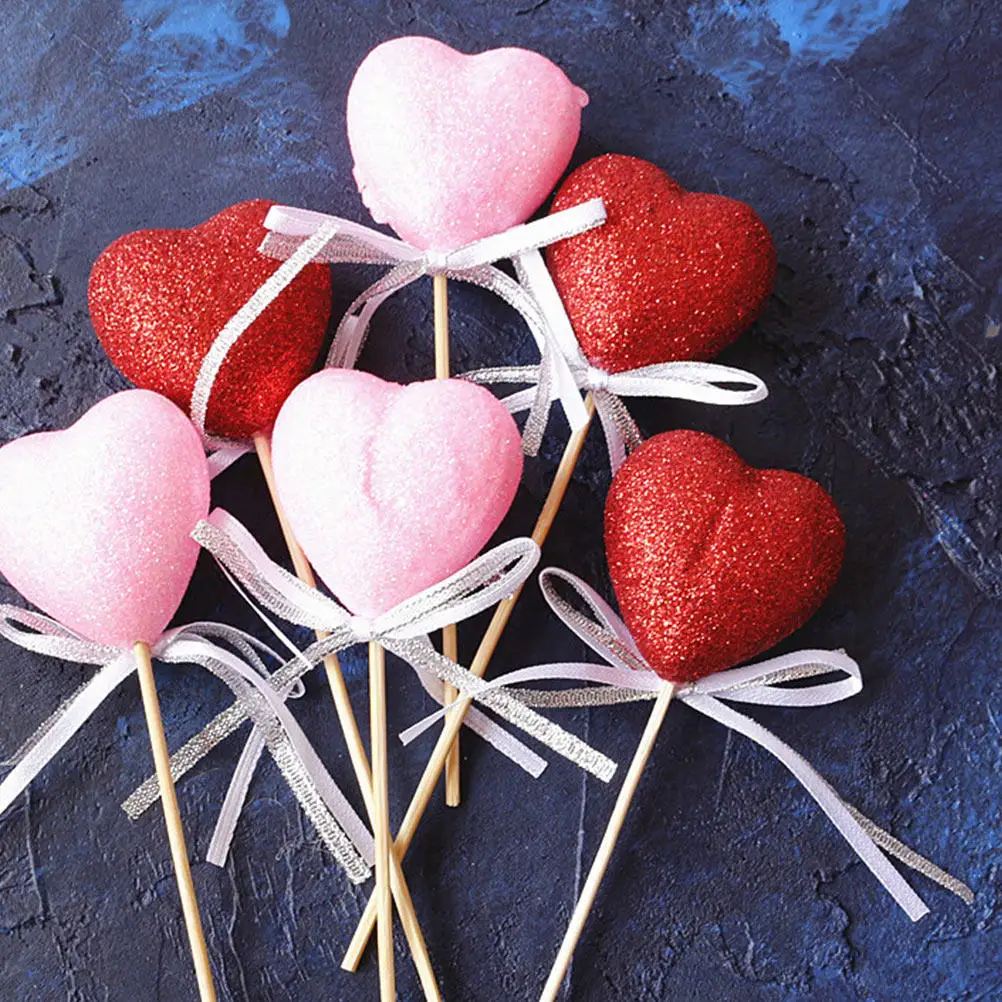 

Набор из 14 белых пенопластовых элементов в форме сердца для поделок и декора на свадьбу, День святого Валентина, для вечеринок