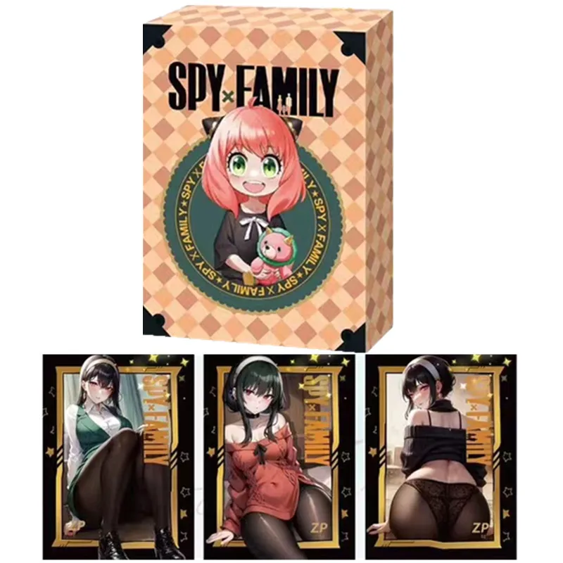 

SPY Family Cards Goddess Story Swimwear Party Miracle Girl Sailor Moon Cardcaptor Sakura Series Game Toys Cards Halloween Gifts