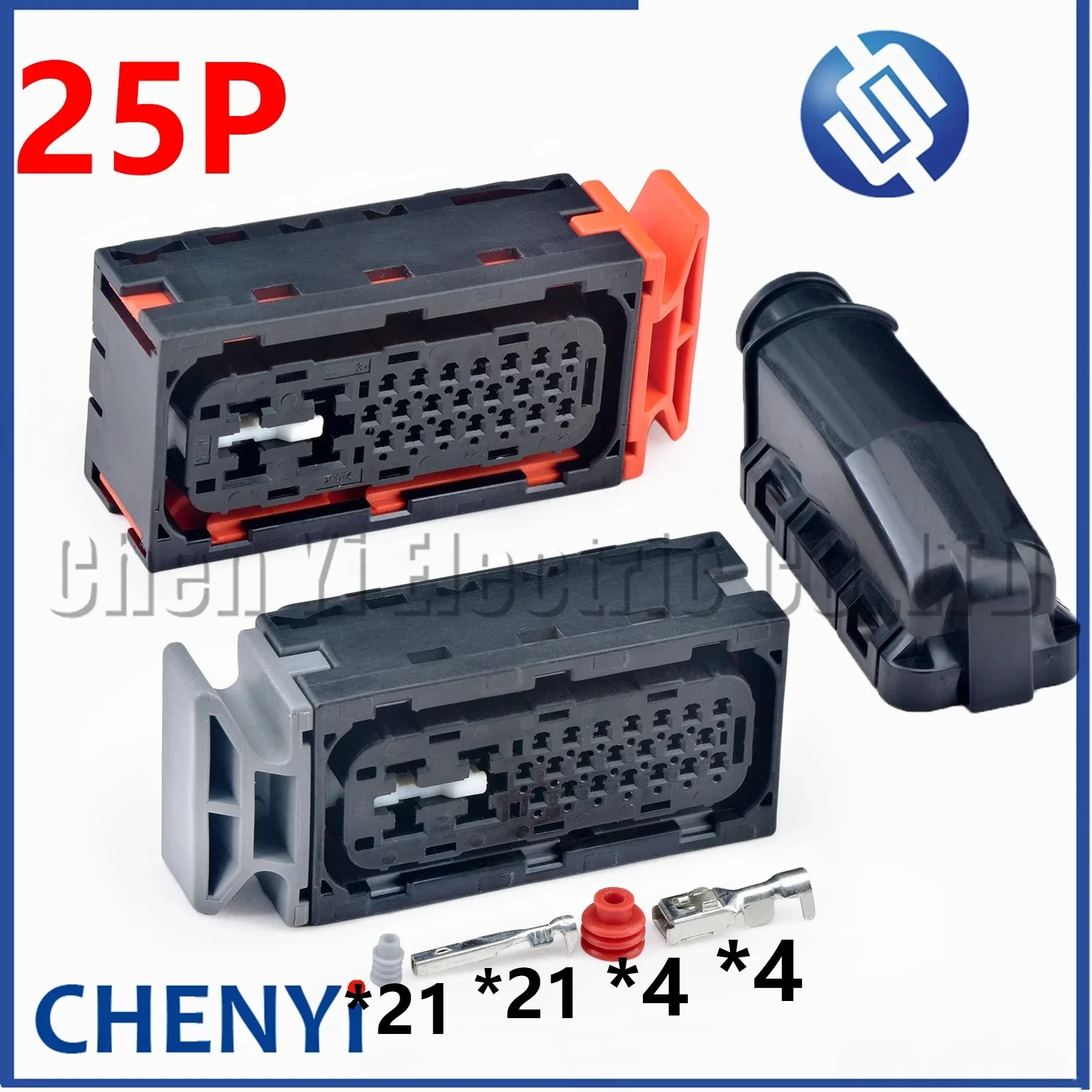 Conector automotivo à prova d'água de 25 pinos, plugue de módulo de controle ABS, 368482-1 368482-2 316873-2 para Dongfeng Foton Honda