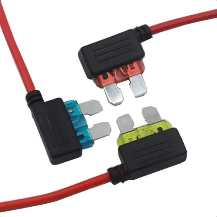 【5-1PCS】12V 5A 10A 15A 20A Car Fuse Holder Add-a-circuit TAP Adapter Micro Standard ATM APM Blade MINI Medium Simple Safety