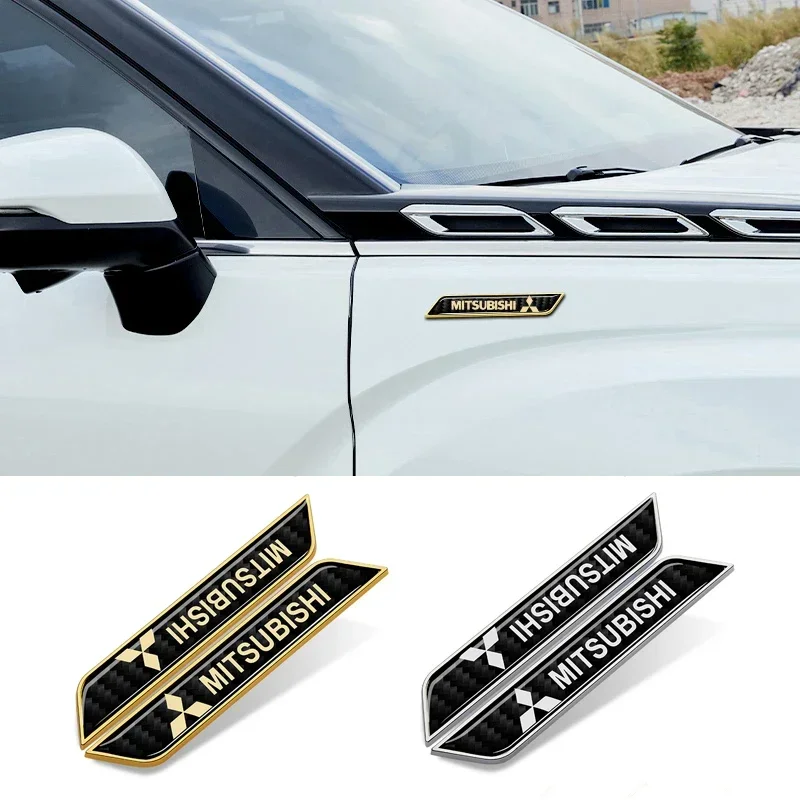 

Металлическая Наклейка на кузов автомобиля, крыло, багажник для Mitsubishi Lancer ASX L200 Colt Pajero Mirage Outlander Eclipse, автомобильная эмблема, аксессуары