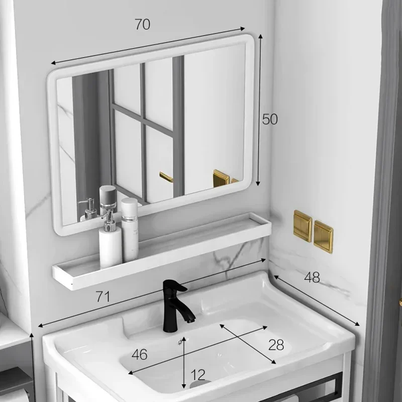 Aesthetic Shelves Multipurpose Bathroom Cabinet Modern Over Toilet Organizer Simple Space Saving Magazine Backyard Furniture