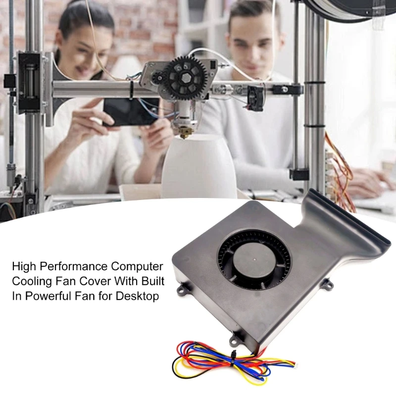 For X1C P1P Cooling Fan 3D Printer Motherboard Fan Cooling Fan Housing Duct Cover 3D Printer Part Accessories