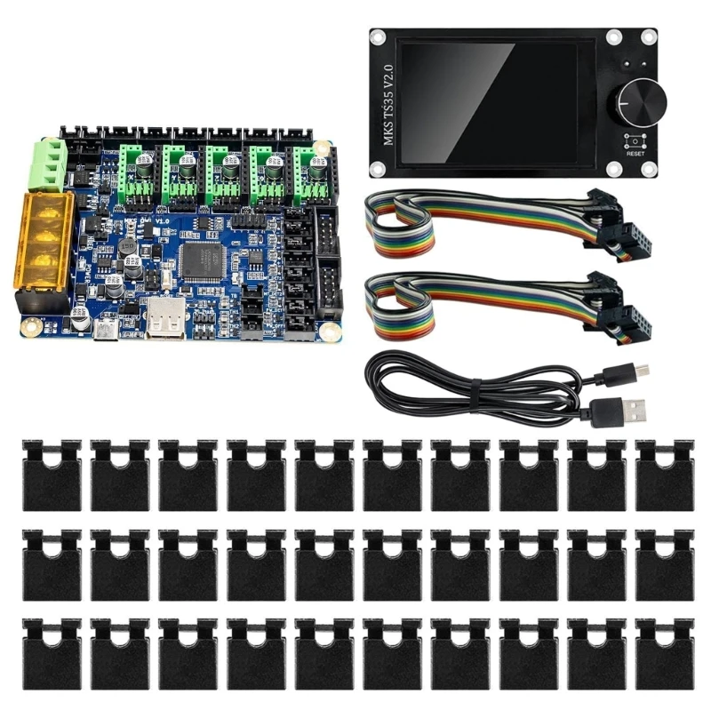 MKS OWL 32Bit 3D Printer Control Board Motherboard Mainboard Replacement Parts Screen USB Printing 150Mhz LPC5528 TS35 Dropship