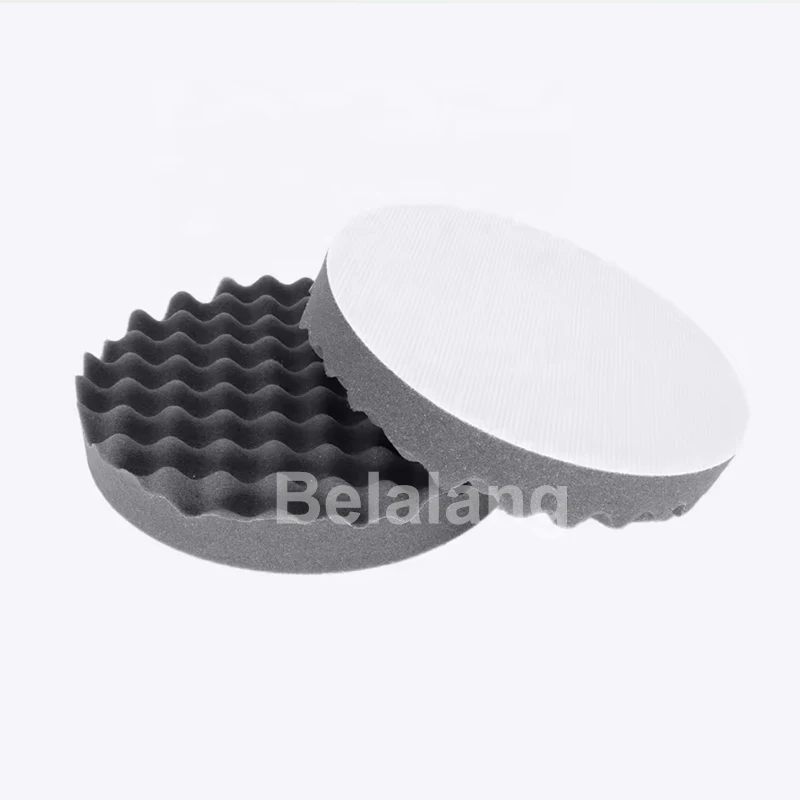 

Belalang Waffle Face Hook and Loop Foam Polishing Pads Fine Black