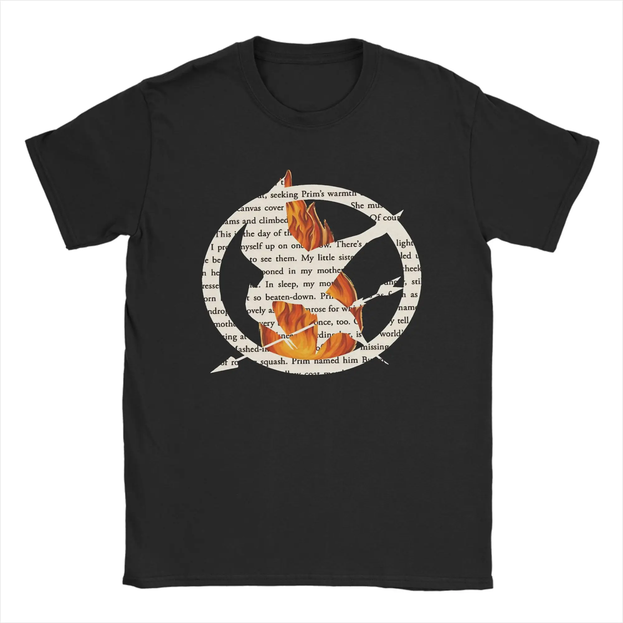 Hunger Games Sunrise on the Reaping Cotton T Shirt For Adult Summer  Awesome T-Shirts Crew Neck Trending Tees Oversize Clothes