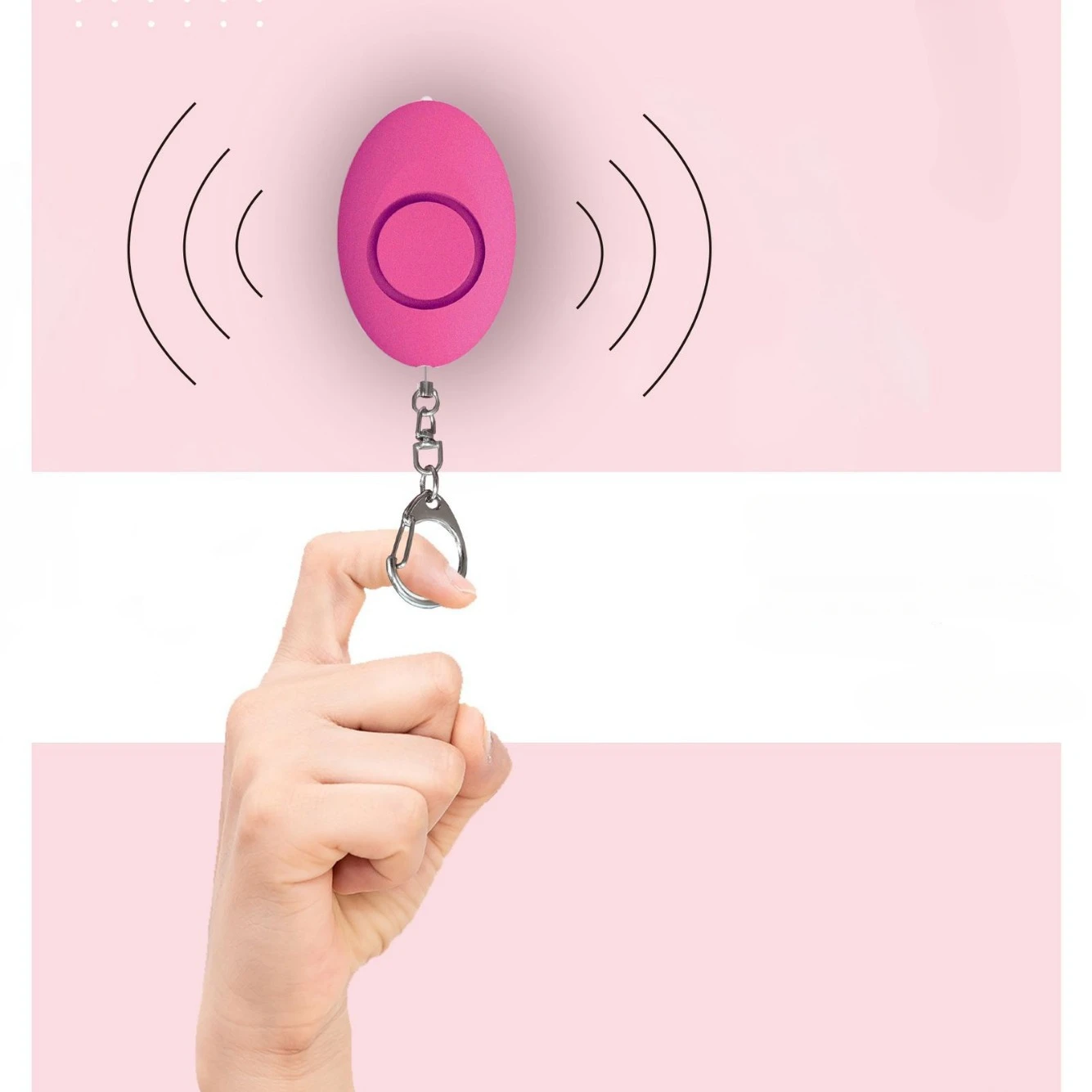 Alarma de autodefensa para mujer al aire libre, dispositivo antipérdida de protección portátil, luz Led, alarma antipérdida de viaje para niños