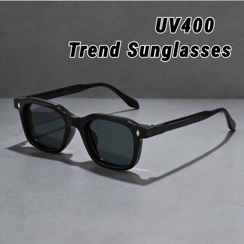 

Retro Square Frame UV Protection Sunglasses for Women Outdoor Sports Cycling Shade Glasses Ins Unique Trend UV400 Shades Eyewear