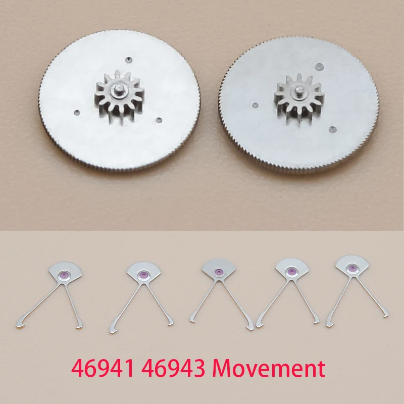 46941 46943 Watch Movement Accessories Automatic Fork Automatic Wheel Fit Oriental Double Lion Watch Repair Part