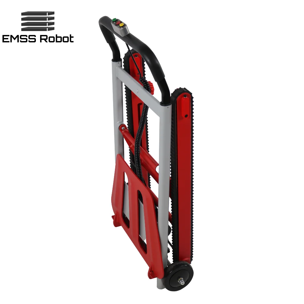 電動折りたたみ式階段昇降機、電動クローラー式階段リフト、ポータブルバッテリー式プラットフォーム階段昇降トラック