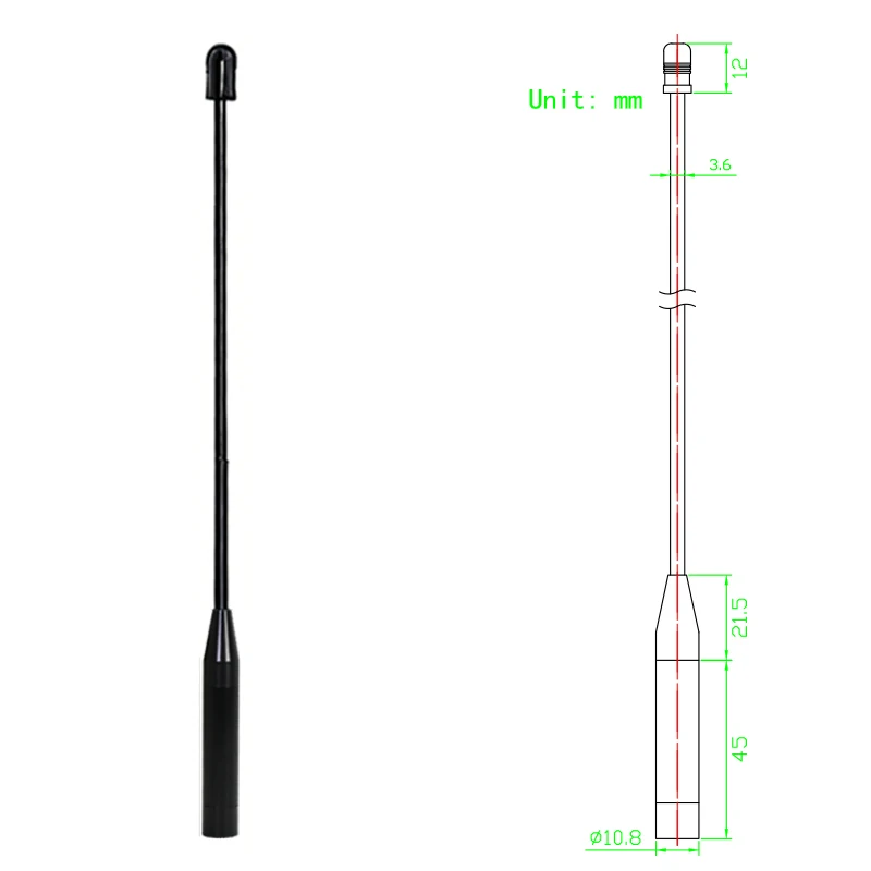 Antena LORA 433MHz 433 MHz antena soft whip SMA omni gain tinggi jangkauan jauh kontrol modul nirkabel antena kendali jarak jauh