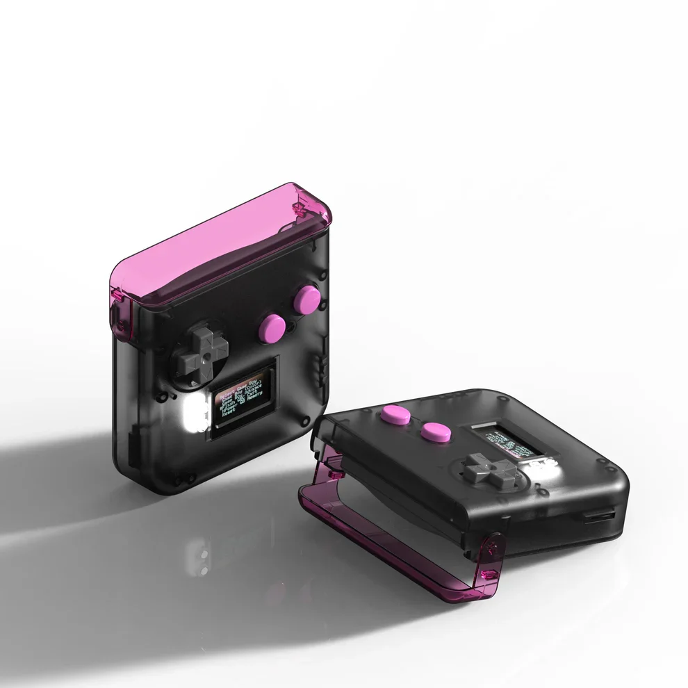 عربة محمولة - BurnMaster لشاشة Game Boy NINTEND DIY OLED تدعم قراءة البطاقة الأصلية وزر الإسكان الأرشيف