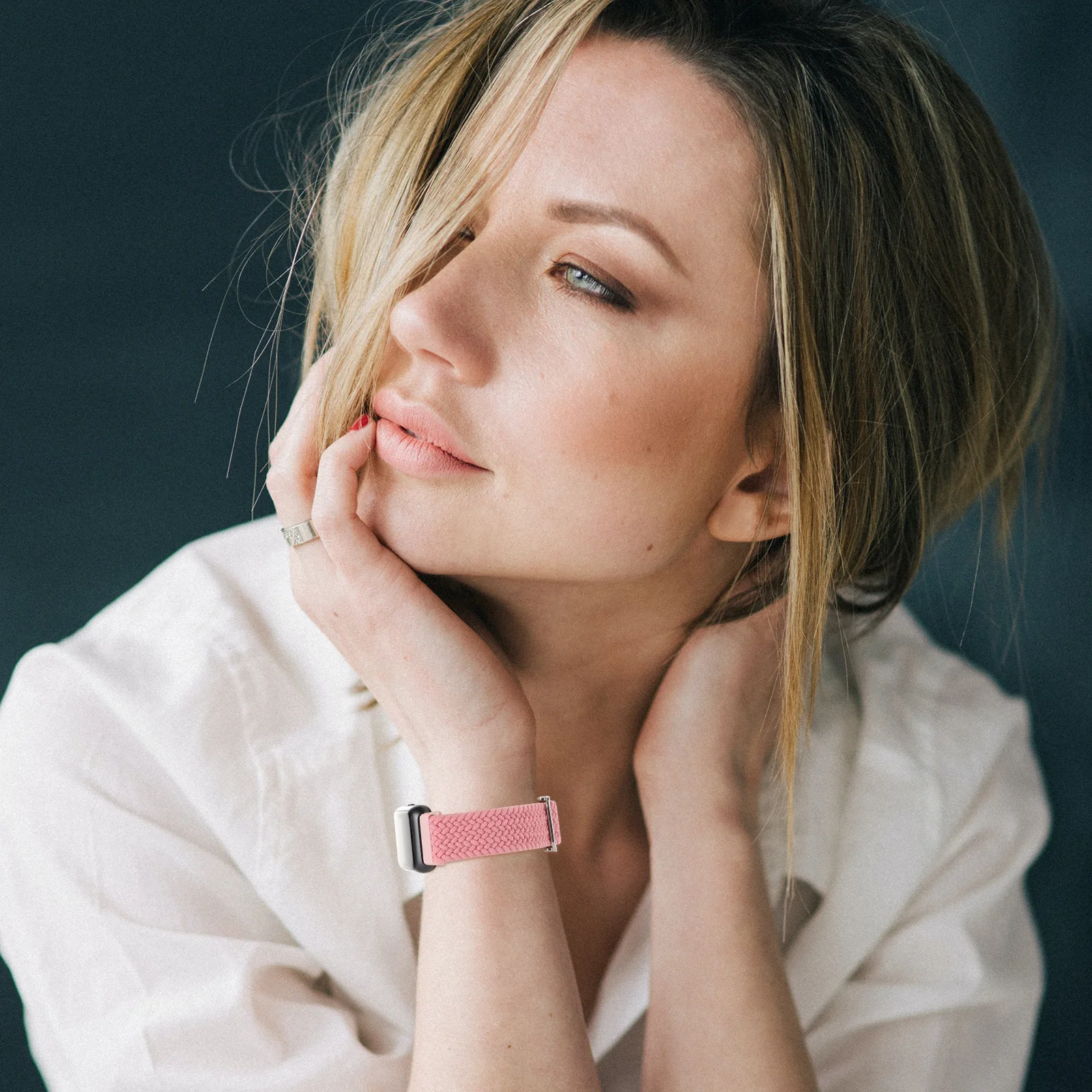 Solo Nylon Band für Huawei Band 8 geflochtene Sport Frauen Männer Uhr Armband Armband Schleife für Huawei Band 8 Teile