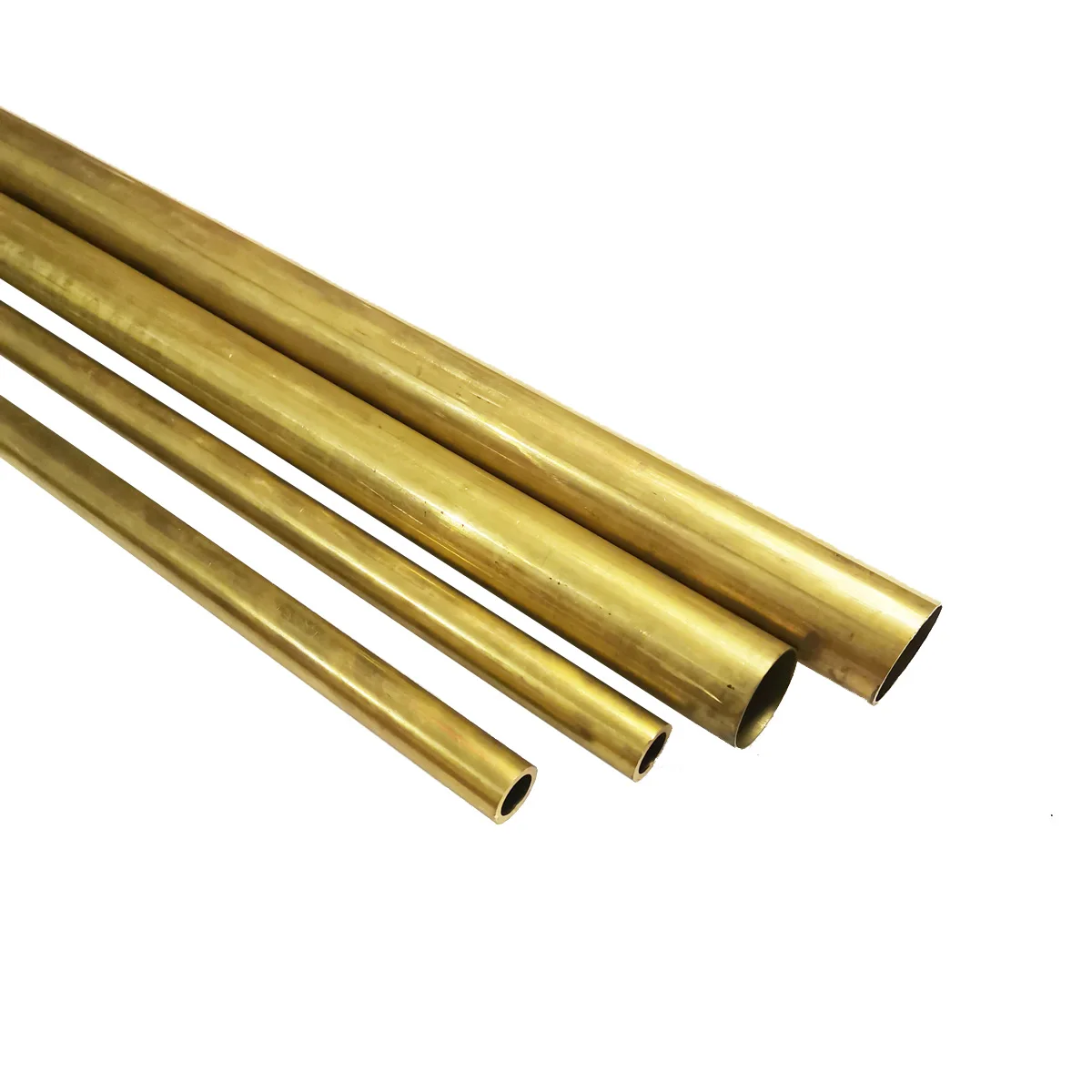 High Pressure Resistant Brass Round Tube Thick Wall Pipe Model Tubing Brass Capillary Seamless Hollow Pipe OD 5/6/8/12/16-50mm