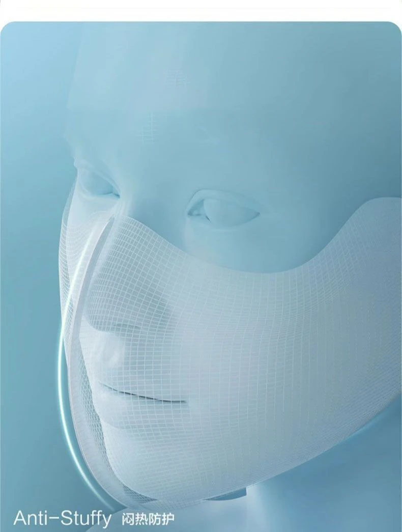 Kühlende Gesichtsmaske für Damen und Herren aus Eisseide – Leichte, waschbare, atmungsaktive Sommer-Gesichtsbedeckung für Autofahren, Radfahren und Sonnenschutz – Detail 9