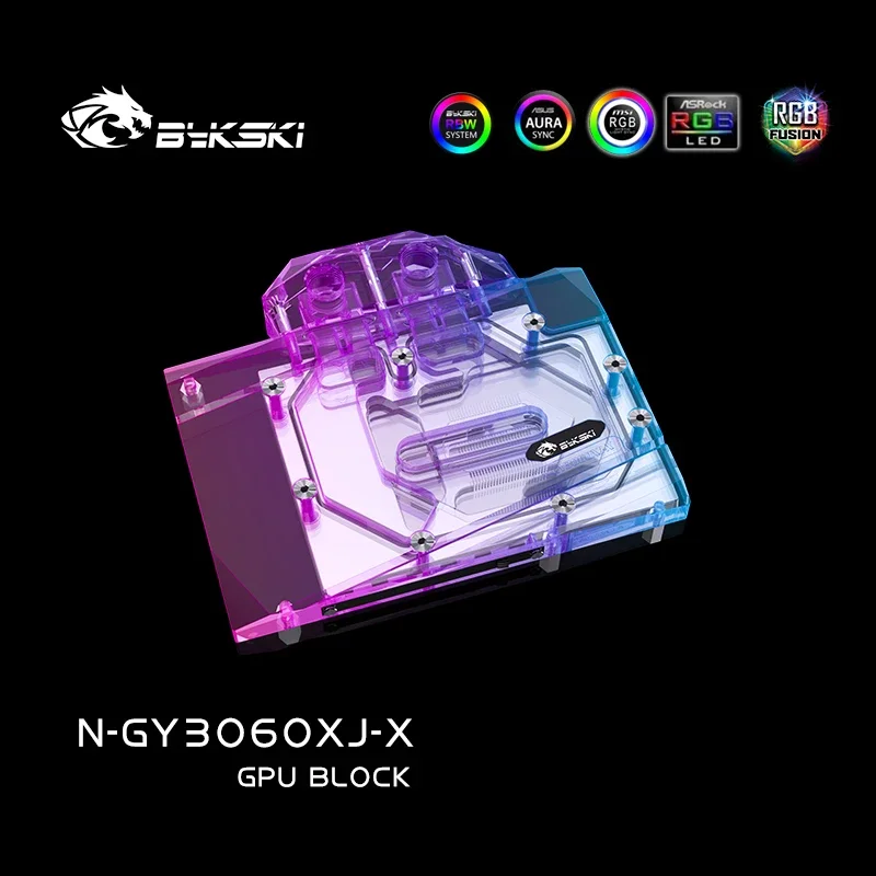 Imagem -04 - Bykski-bloco de Água Vga para Palit N-gy3060xj-x Gpu Placa de Vídeo Rtx 3060 Revisão Dupla oc Galax Rtx 3060 Pny Rtx3060ti