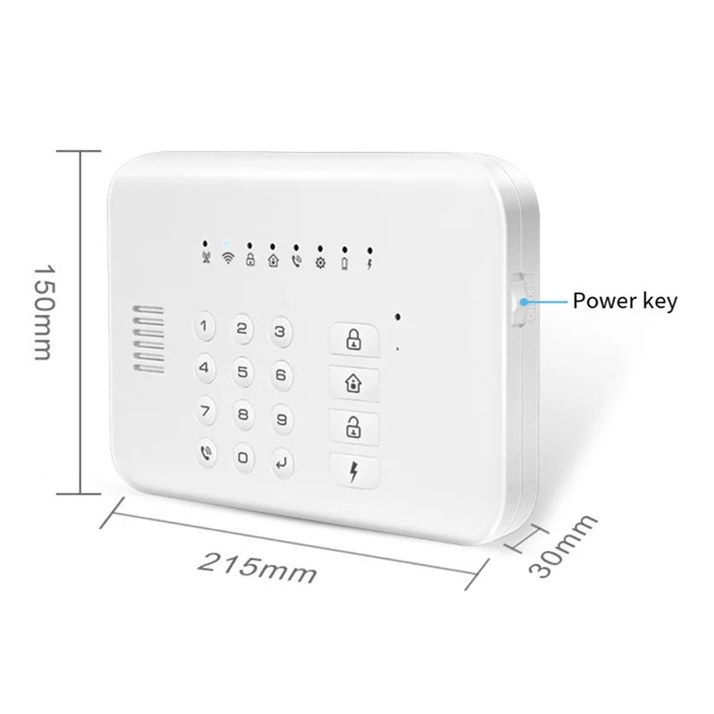 A24U Tuya アプリリモコン WIFI + GSM 警報システムホームセキュリティ盗難警報センサー PIR モーション検出ドアコンタクト