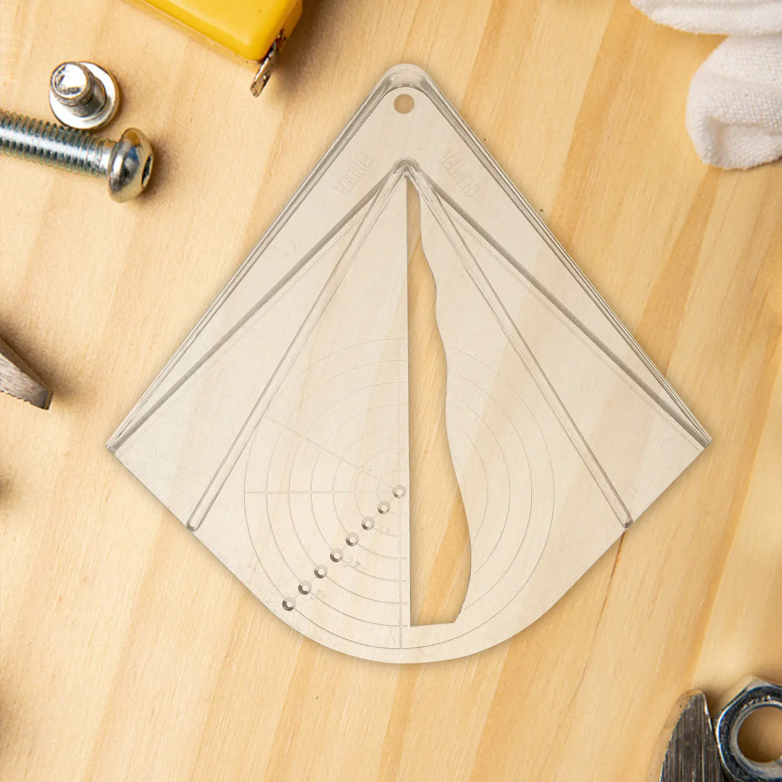 Clear Acrylic Center Scribe Ga - огляд і ціна Workshop Marking Tools
