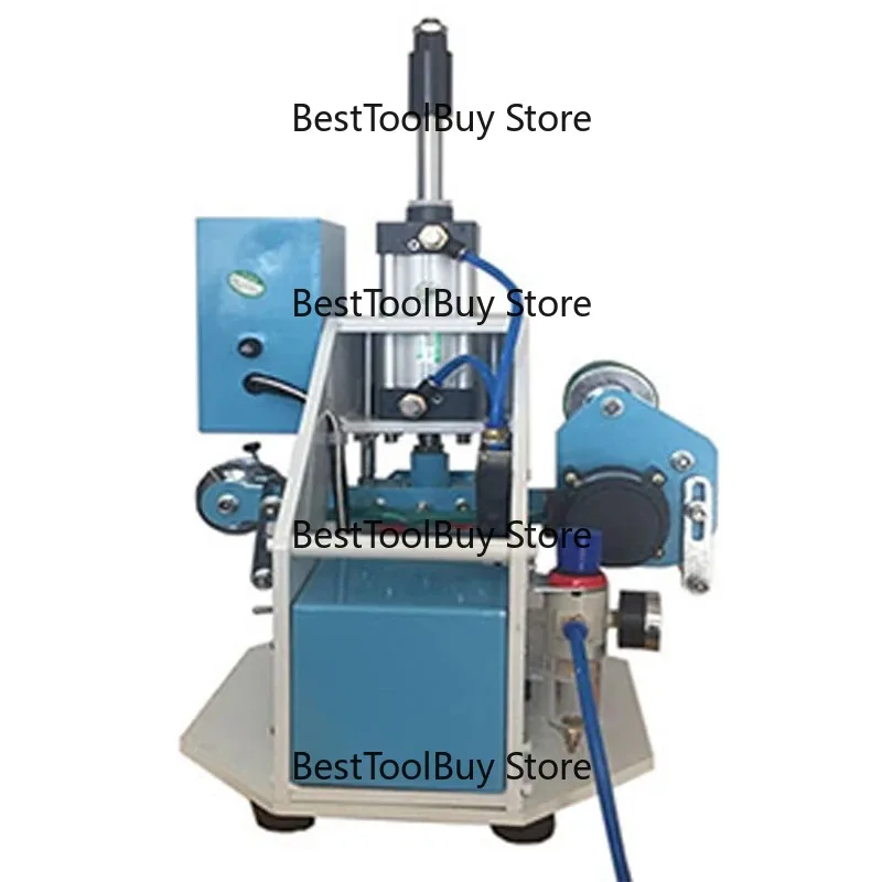 518-A Pneumatic Hot Stamping Machine for Leather, Creasing & Logo Transfer, High Precision Automatic Paper Roll Hot Stamping