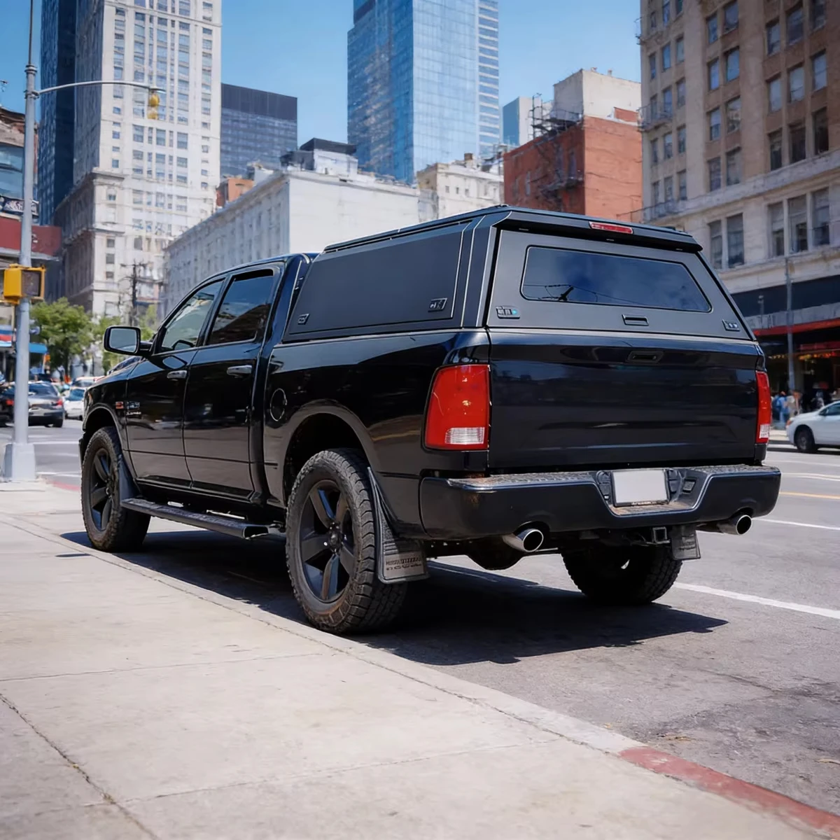 

LuoXi Anti-Theft Drill-Free Pickup Truck Hardtop Canopy Cover Pickup Toppers Bed Caps for F150 / RANGER /DOGE RAM 1500