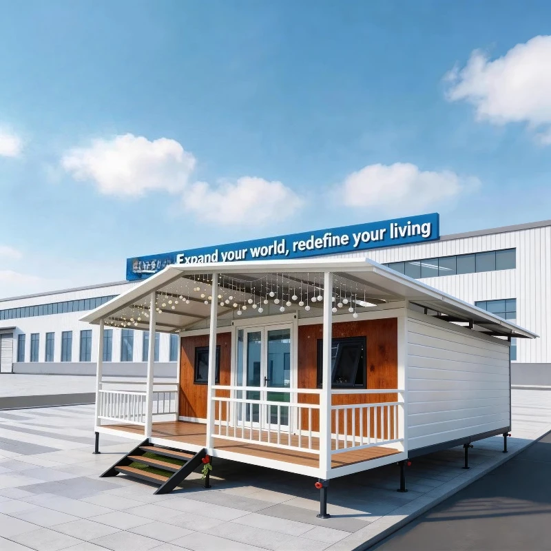 ISO Tiny Prefab Capsule Double Wing Expandable Modular Portable Container House Customized Casa Contenedor
