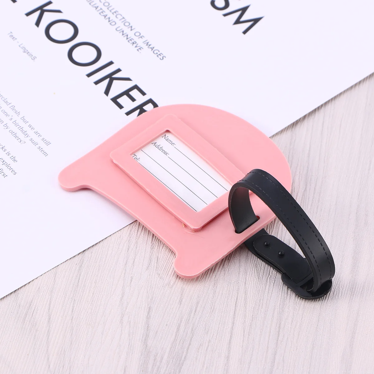 

1 шт., силиконовая багажная бирка с алфавитом, прочный дорожный багажный чемодан, идентификационное имя, адресная сумка, яркая цветная сумка