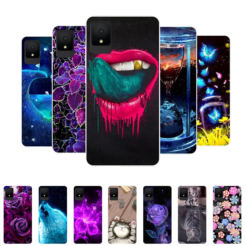 For TCL K11 Case K 11 Bumper TPU Silicone Soft Shockproof Back Cover for TCL K11 T432W Case TCLK11 Fundas Cartoon