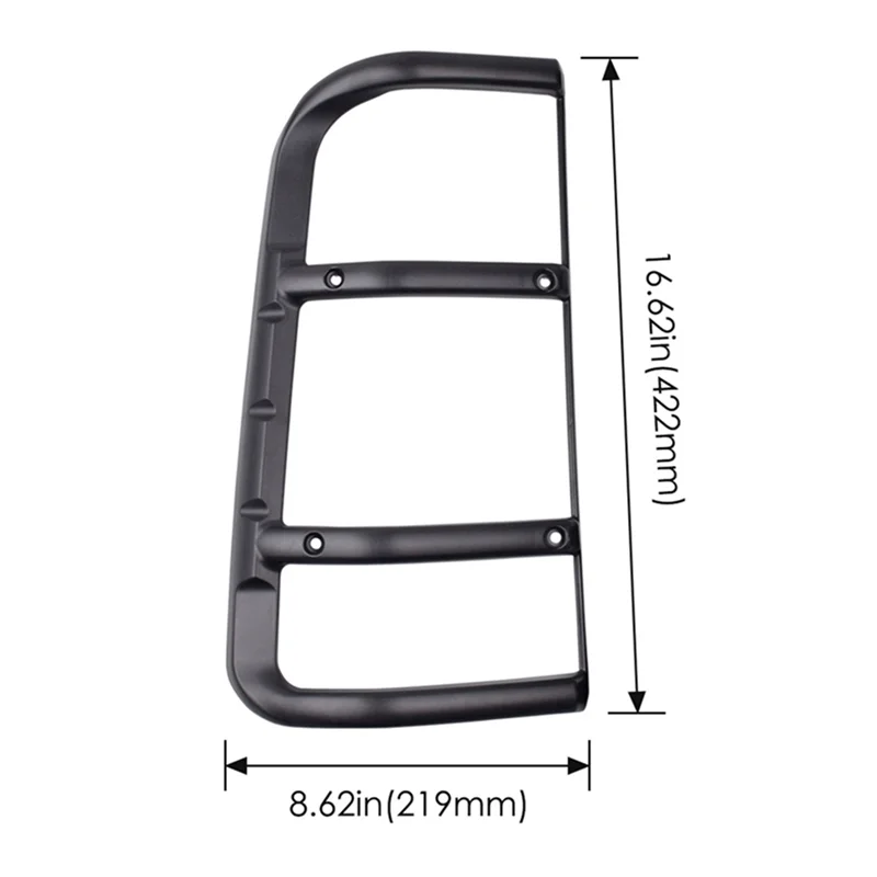 2 زوج الضوء الخلفي قوس الضوء الخلفي الحرس مجموعة STC53194 لاند روفر ديسكفري 2 1999-2004 قطع غيار السيارات عالية الجودة #6