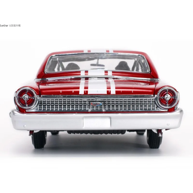 1/18 مقياس 1963 ريترو مركبة غالاكسي 500 هاردتوب باب مزدوج كوبيه دييكاست سبيكة نموذج اللعب جمع عرض الديكور الهدايا