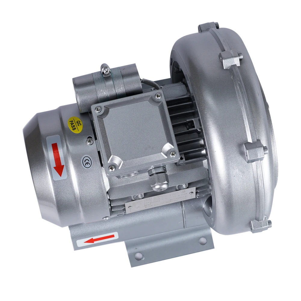 

Single Phase Single Stage 220V 0.8kW 0.9kW High Pressure Electric Ring Blower