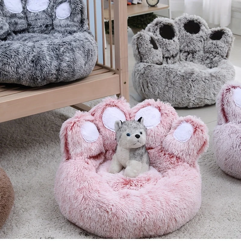 

1pc Long Hair Bear Paw Nest