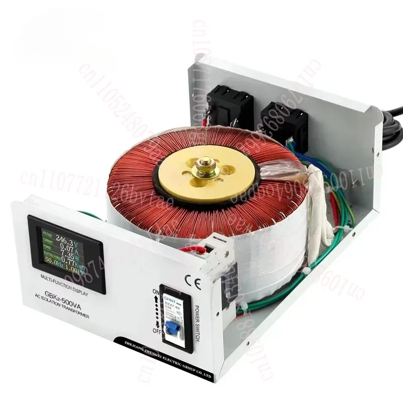 excellent quality GBK-500VA 1000VA single phase 1000kw 220V/220VAC LCD intelligent isolation transformer