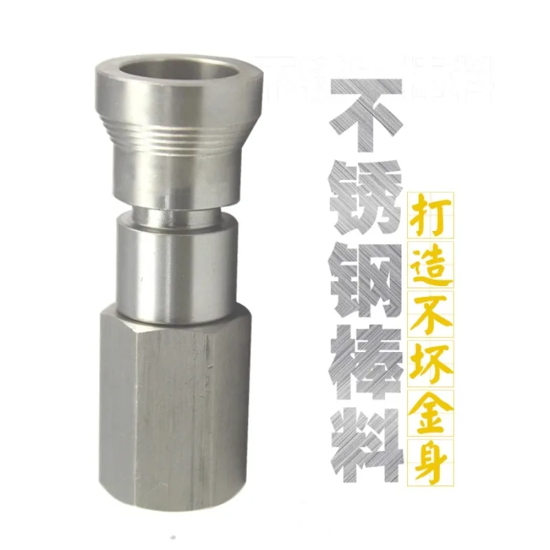 QC4 Cylinder Instrument Quick Coupling Stainless Steel 316 Double Self-sealing Quick Coupling 1/4 Interchangeable Swagelok QC6