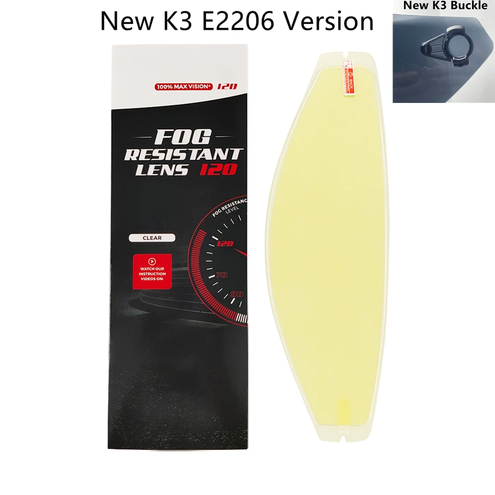 Фотохромный козырек для нового шлема AGV K3 E2206, сменный мотоциклетный лицевой щиток, прочное противотуманное покрытие, аксессуары для УФ-защиты