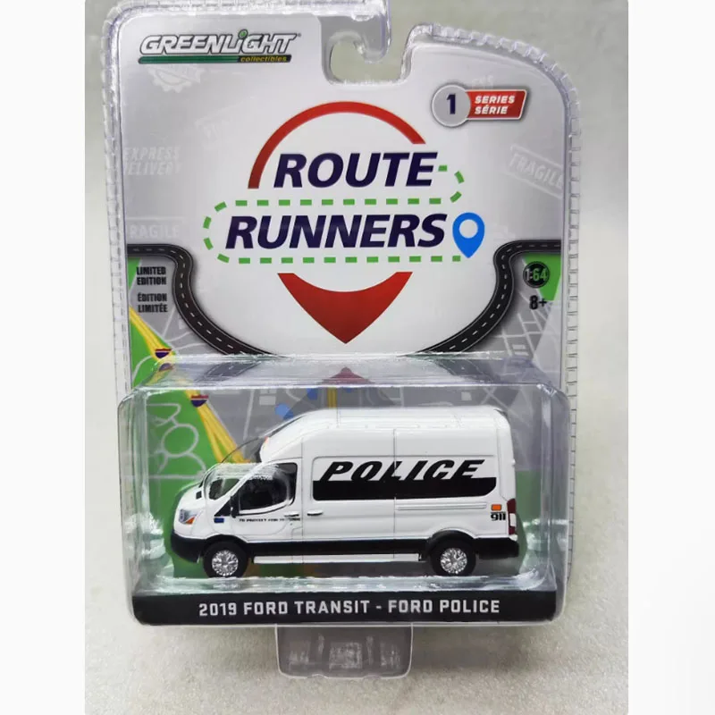

Greenlight Diecast 1:64 2019 Transit LWB HR Alloy Simulation Car Model Static Collection Decorated Holiday Toy Souvenir Gift