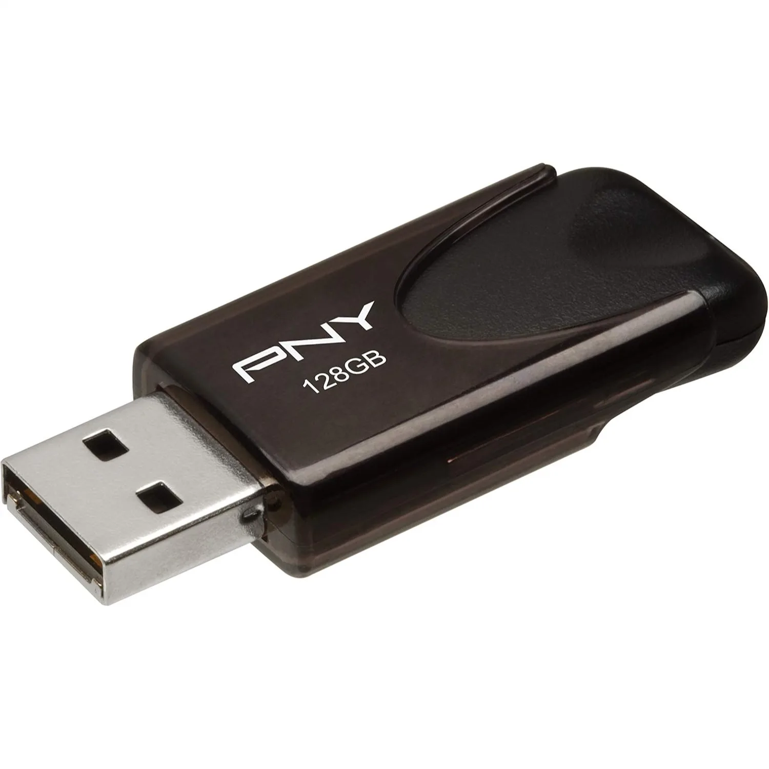 

USB-флешка 128 ГБ USB 2.0 с выдвижным колпачком для брелока