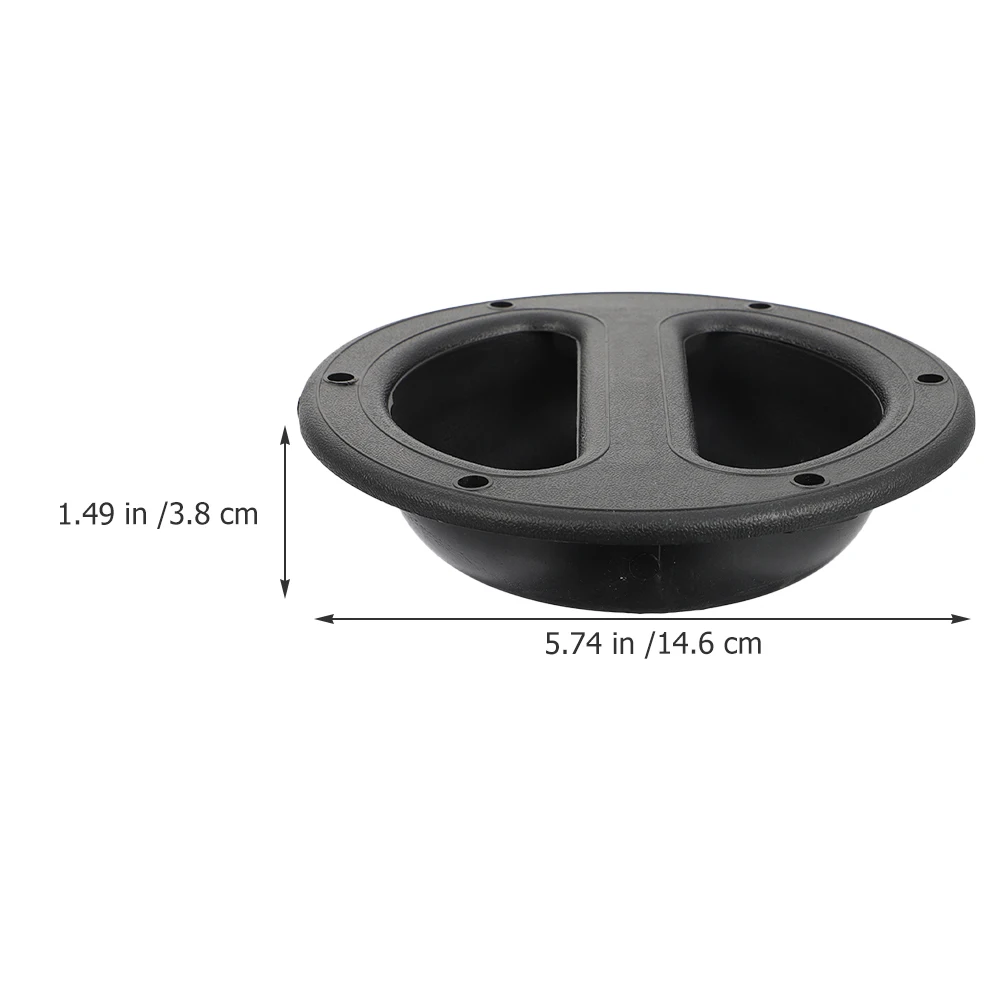 8 Pcs Speaker Handle Recessed Handles for Cabinets Echo Speakers Durable Plastic Smooth Surface Long Service Impact Resistant