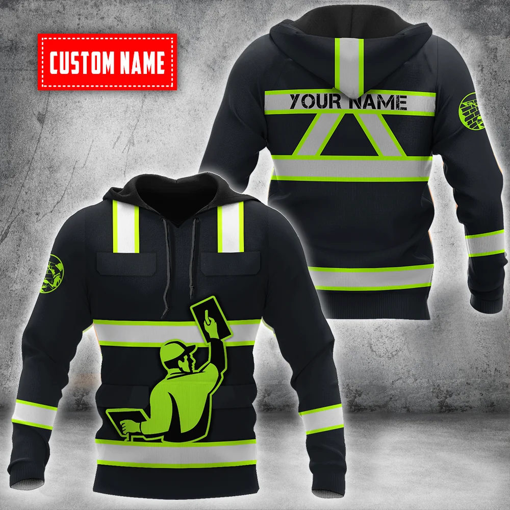 Personalized Name Plasterer Apparel 3D Print Unisex Hoodie Men Sweatshirt Streetwear Zip Pullover Casual Jacket Tracksuit-922