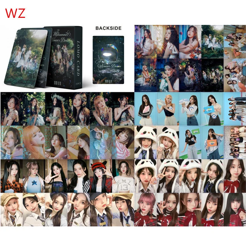 50 Cards/Set NMIXX Album Laser Cards LOMO Cards Postcards Printed Photo Cards Exquisite Pictures Girls Collectible Gifts KPOP