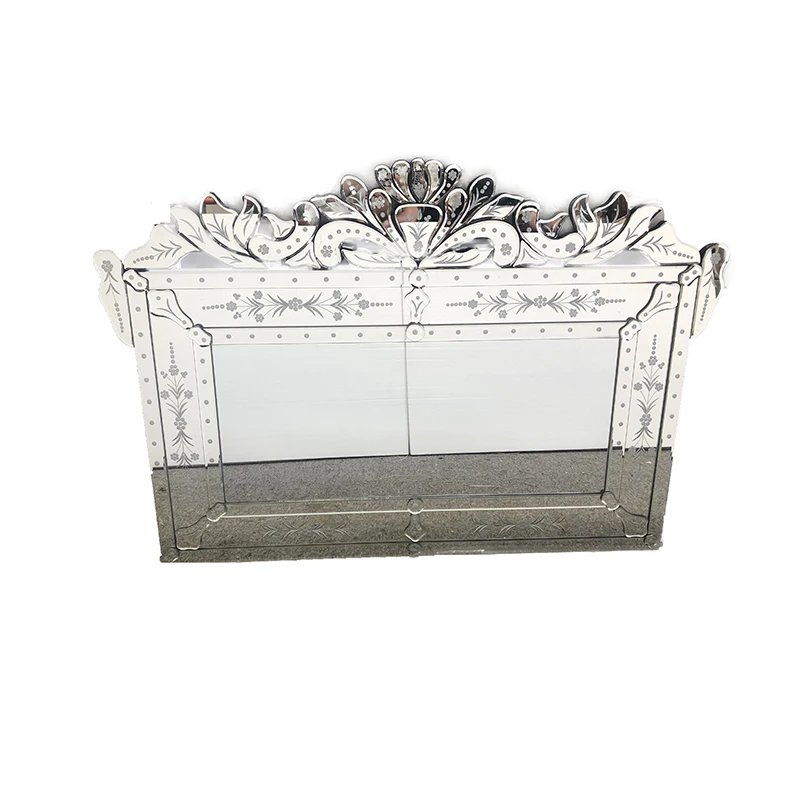 Modern Venetian Design Mirrors Wall Rectangle Silver Wall Mirror