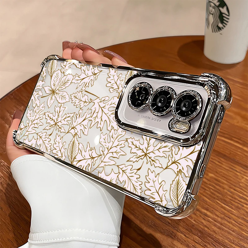 Pattern Flowers Phone Case For Vivo V70 FE V60 V40 Pro V50 V29 Lite V27 V23 V25 V29E Silicone Shockrpoof Plating Back Cover view 6