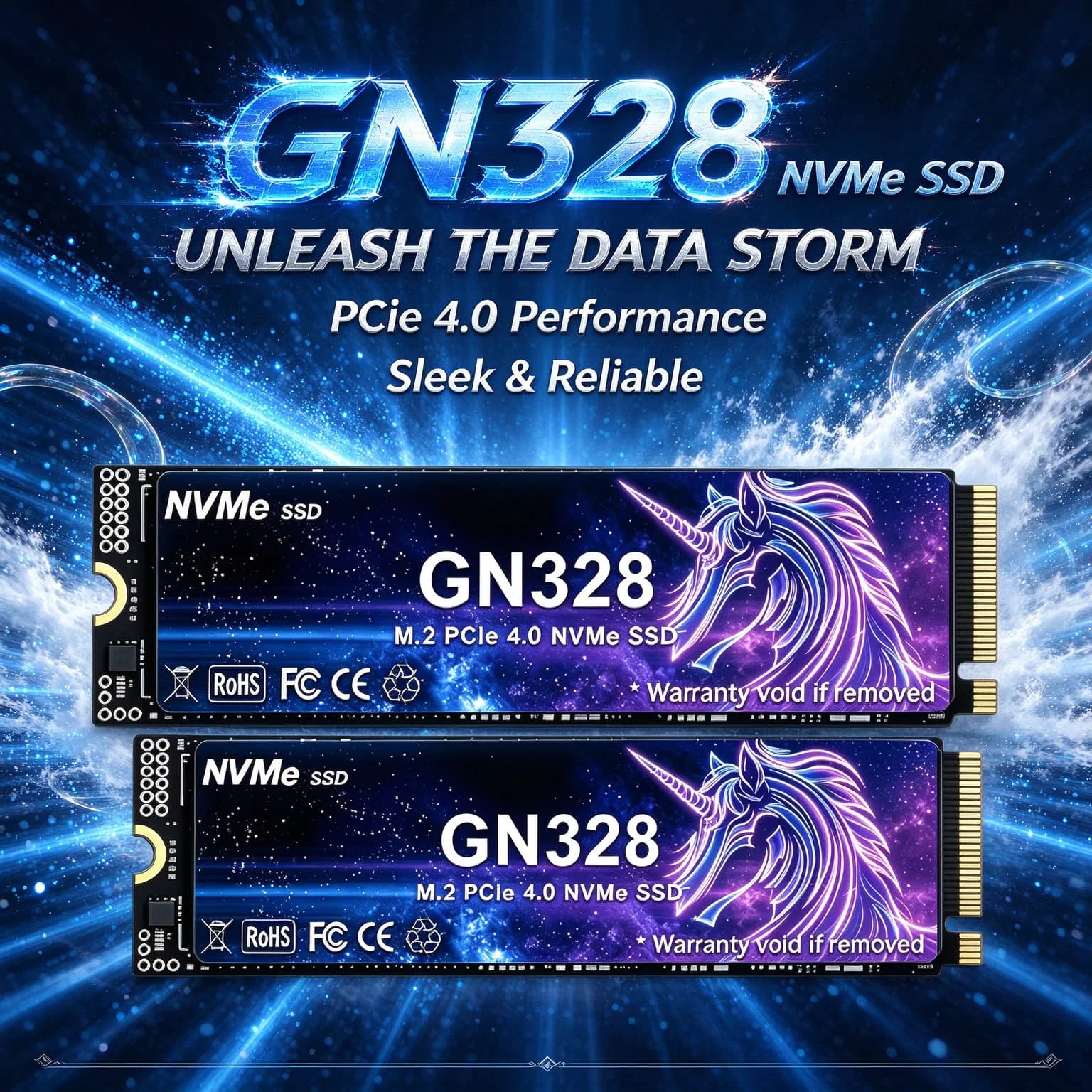 High Speed SSD Gen4 Pro Max GN328 M2 NVMe PCIe4 SSD 500GB 1TB 2TB 4TB Internal Solid State Drive for Gaming Office PC Laptop PC