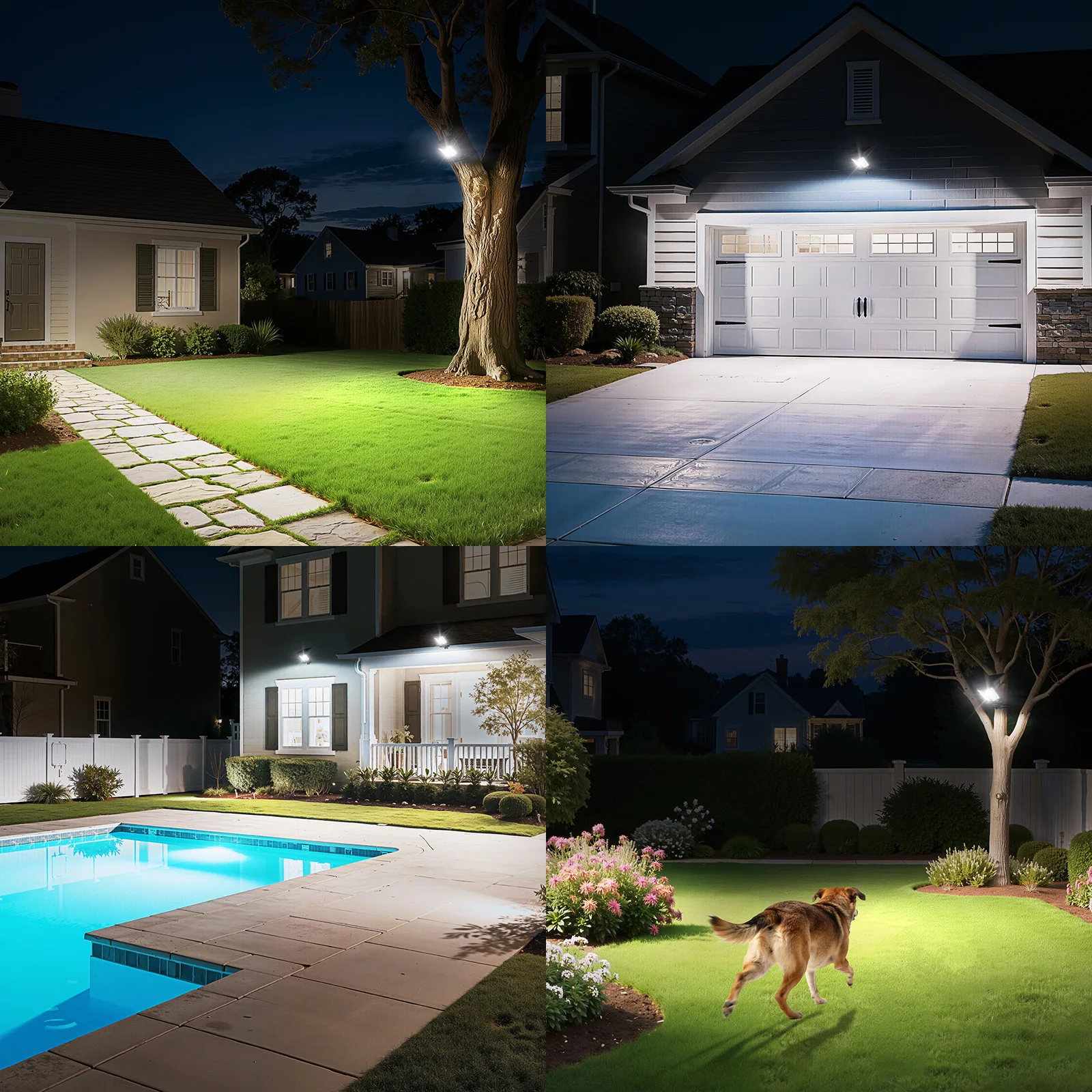 Solar Shed Light Indoor/Outdoor – Waterproof Smart Sensing LED Yard Lamp With Auto On/Off For Walkway, Pool, Driveway, Garage Or Chicken Coop