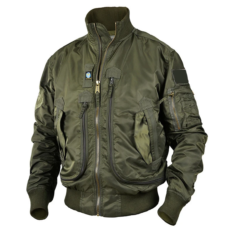 

Yakeda Men Tactical Jacket Air Pilot Waterproof Outdoor Hunting Uniform Training Frog Suit Hood Cloth Tactical Jacket