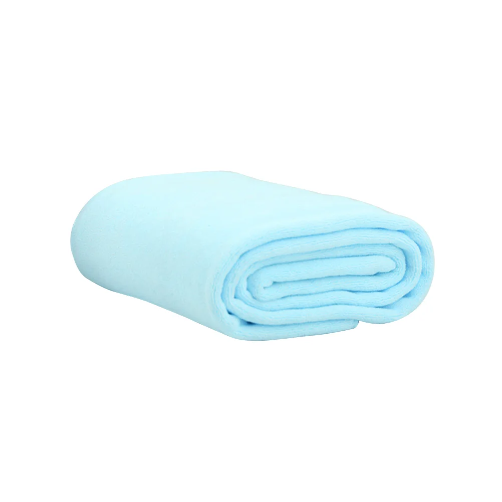 Microfiber Towels Large Quick Dry Bath Towel for Spa Beach Swimming Camping 70x140cm (Light Blue) bath towels