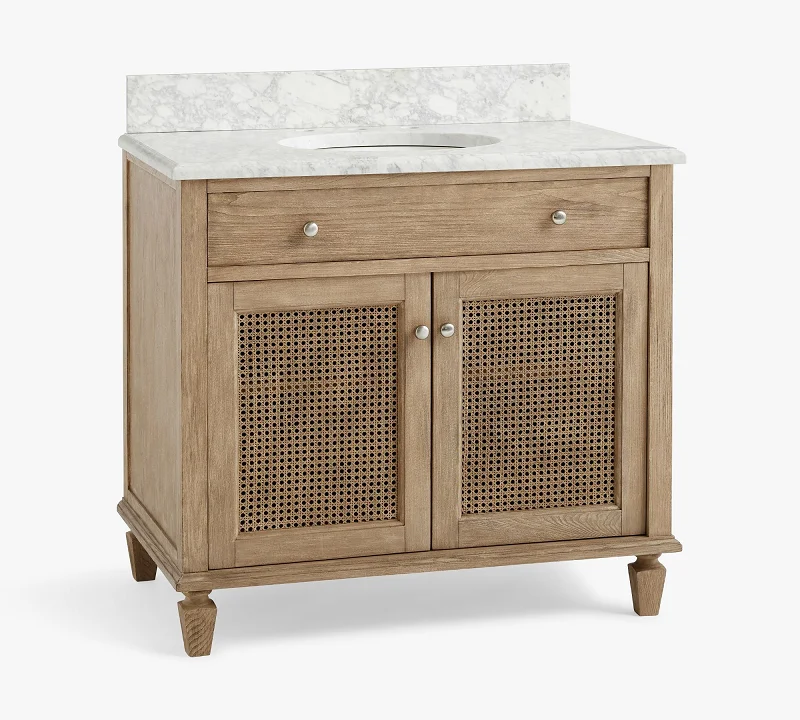 m 36-Inch Modern American Style Solid Wood for Bathroom Vanity Cabinets Vietnam Factory Made for Hotels Plywood Melamine Board m