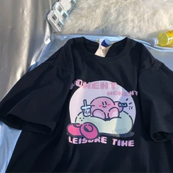 2022 verão nova camiseta feminina topos oversized curto-mangas compridas de alta qualidade camiseta masculina e feminina y2k gótico casal camiseta