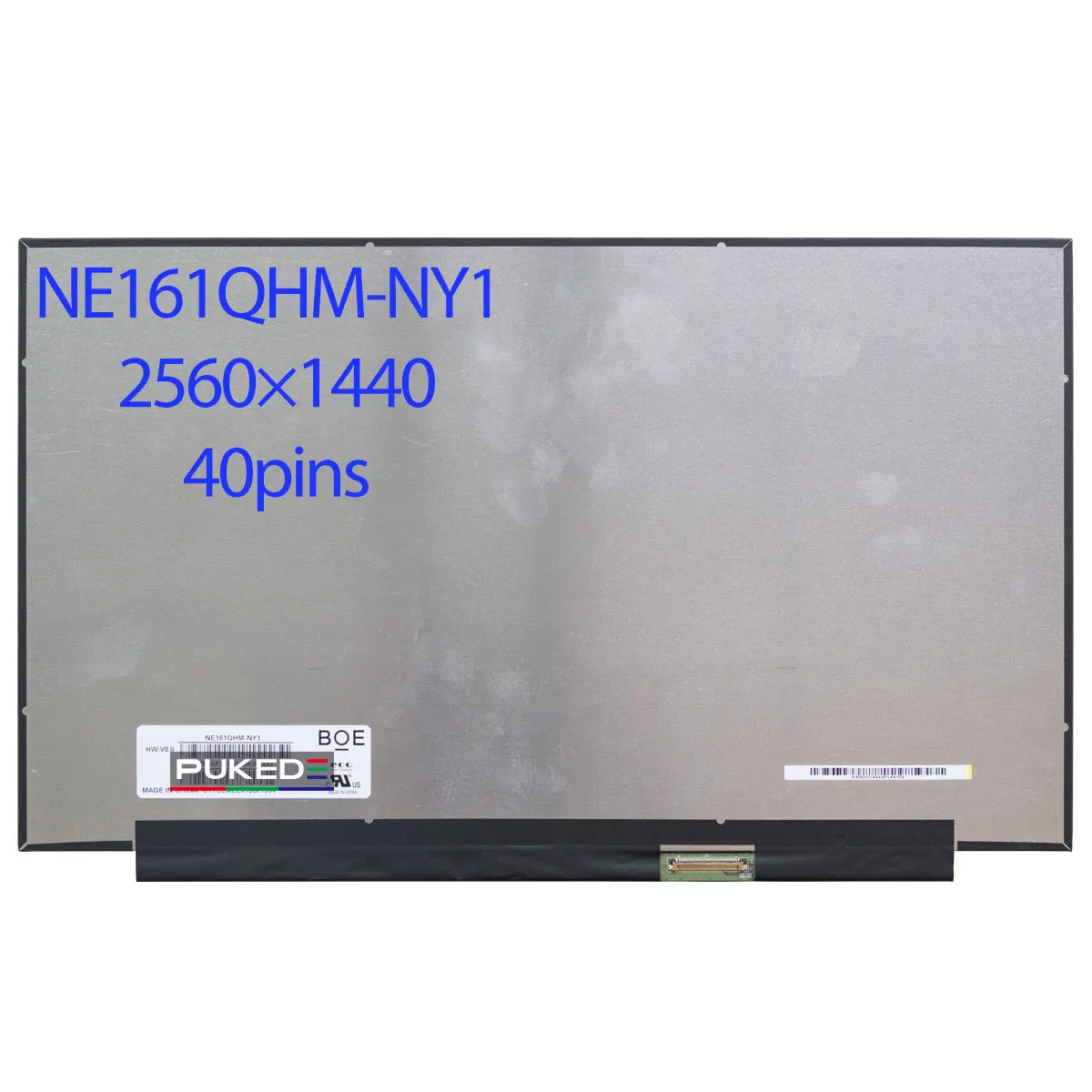 16.1-inch QHD2K 165Hz Laptop LCD Screen NE161QHM-NY1 for VICTUS 16-e 16Z-E 16-e0090 16-e0103AX Display 2560x1440 40pins